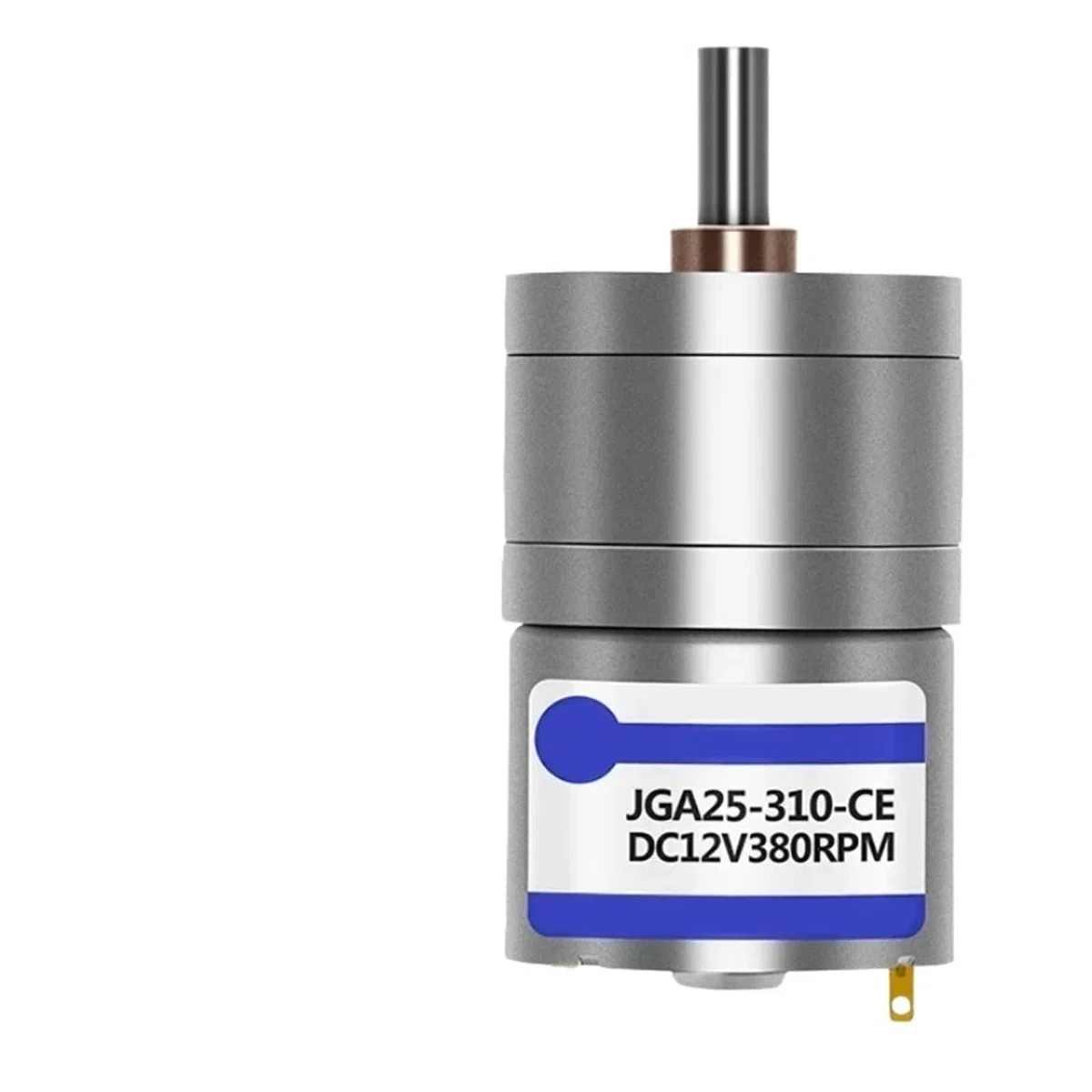 Silnik z przekładnią cc, redukcja odwracalnej skrzyni biegów JGA25-310 6V 12V, mikrosilnik, wysokie inteligentne części, sprzęt elektroniczny dla majsterkowiczów (tylko silnik, 6V57 rpm)