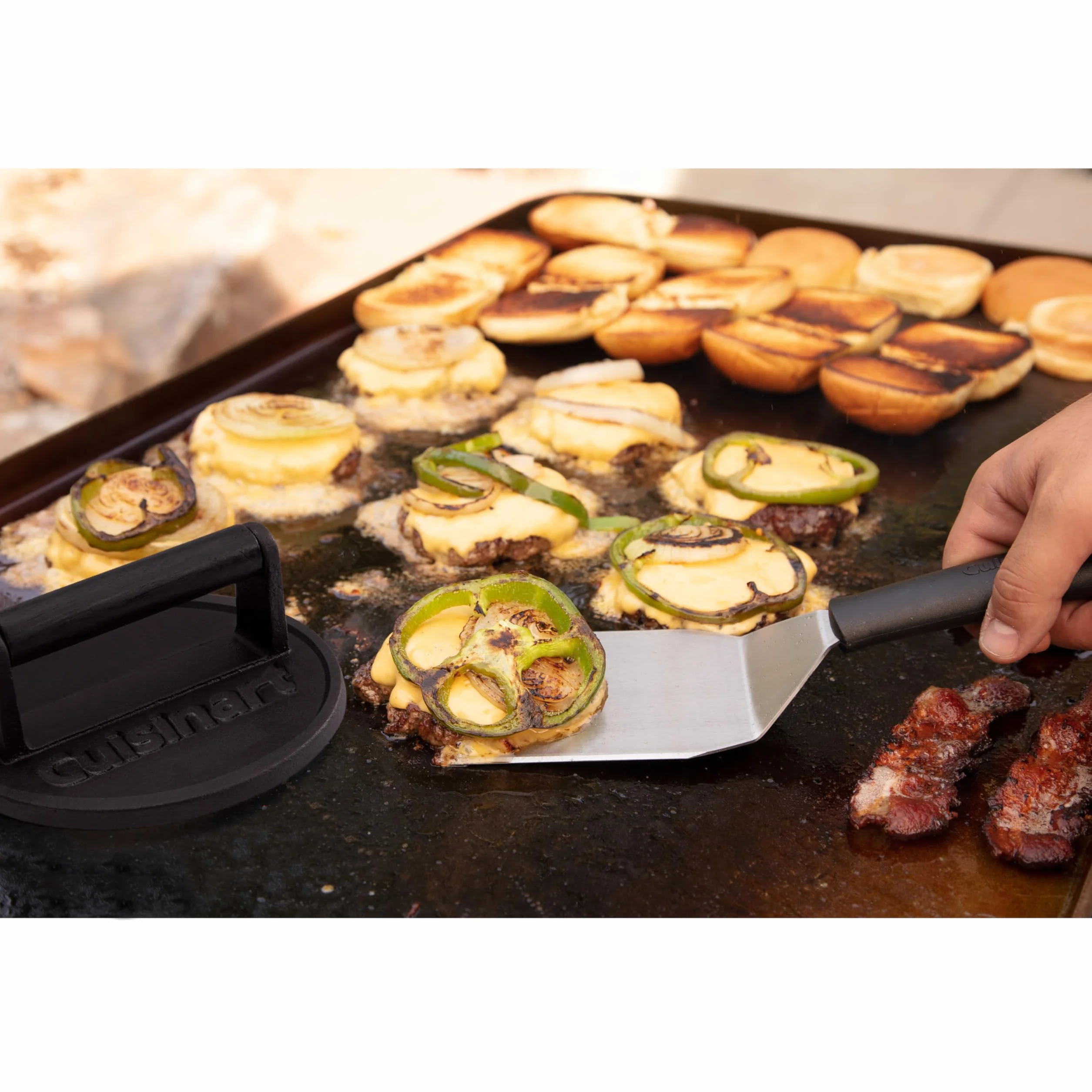 Cuisinart CISB-111 Smashed Burger Press, Cast Iron