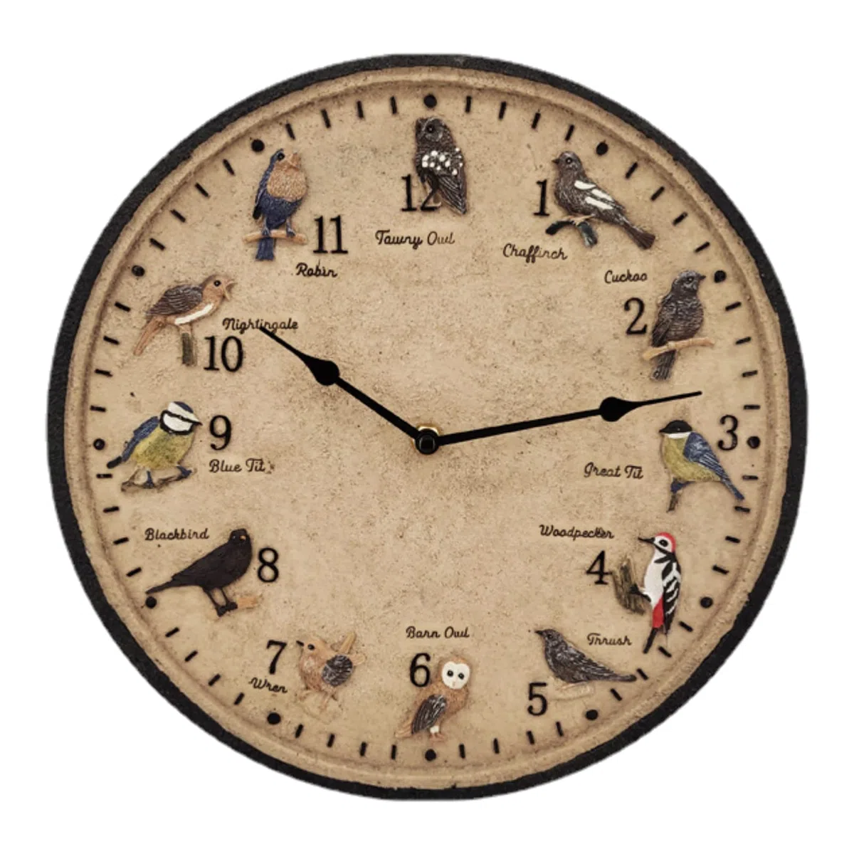 Wodoszczelny zegar, dekoracyjny, okr?g?y z termometrem, 30,5 cm | zasilany bateriami, odporny dzia?anie promieni s?onecznych, styl retro, do muru ogrodowego, ogrodzenia, szopy