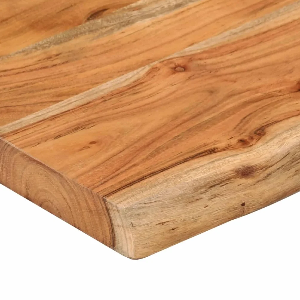 Blat do stołu 120x40x2,5cm drewno akacjowe naturalna krawędź