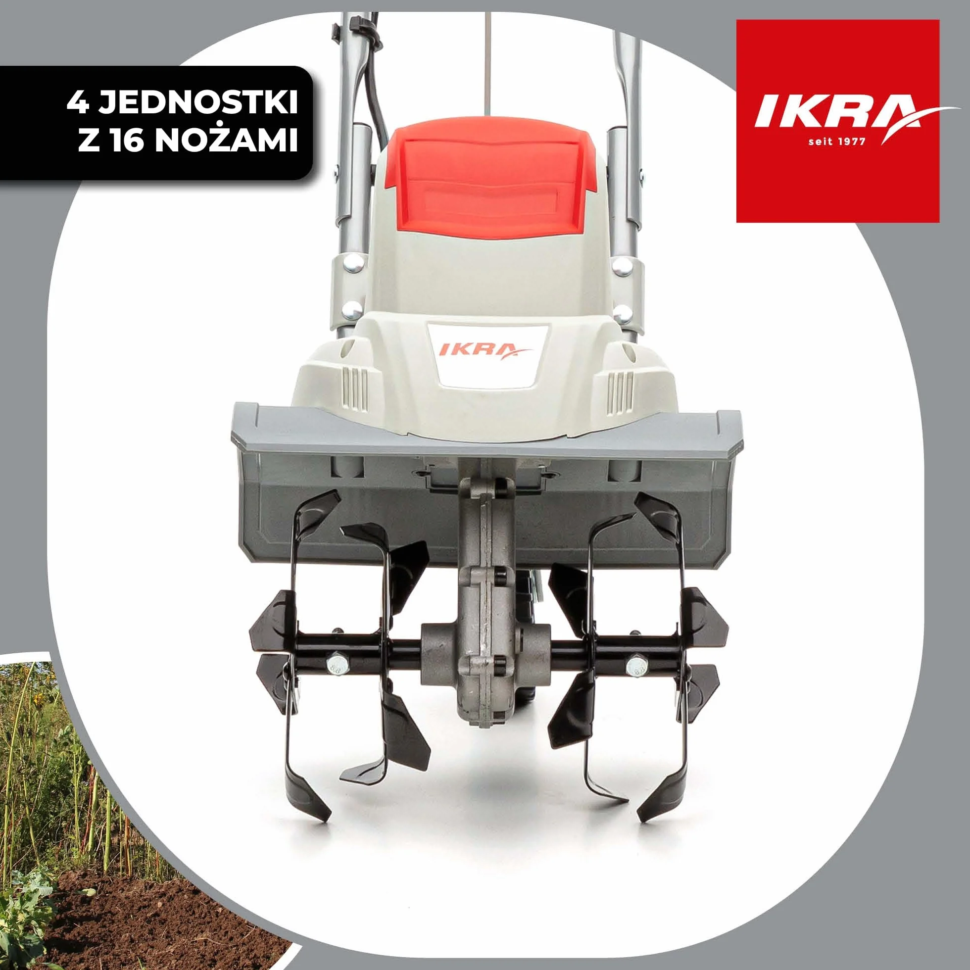 IKRA Glebogryzarka elektryczna IEM 800 S 800 W 30 cm