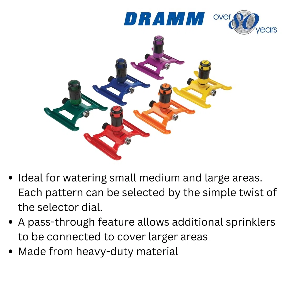 Dramm 15095 Zraszacz 4 wzory, niebieski
