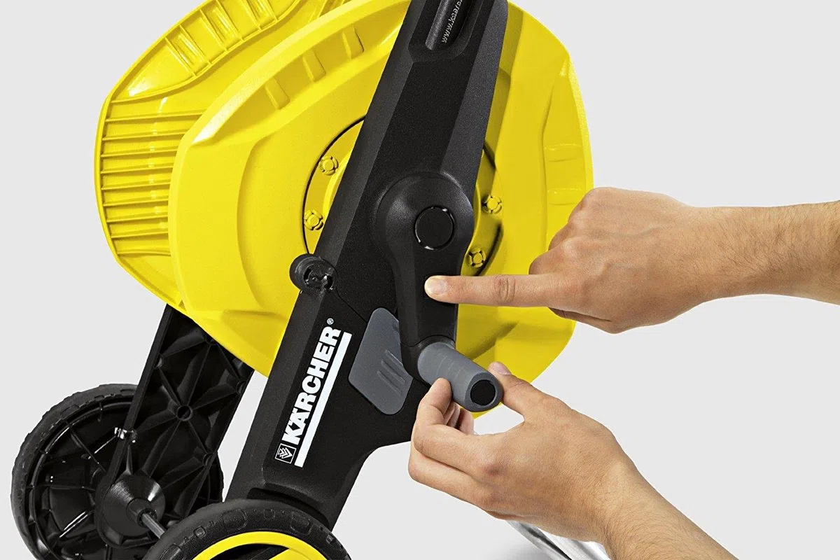 Wózek na wąż HT 3.420 w zestawie z 20 m węża 1/2"