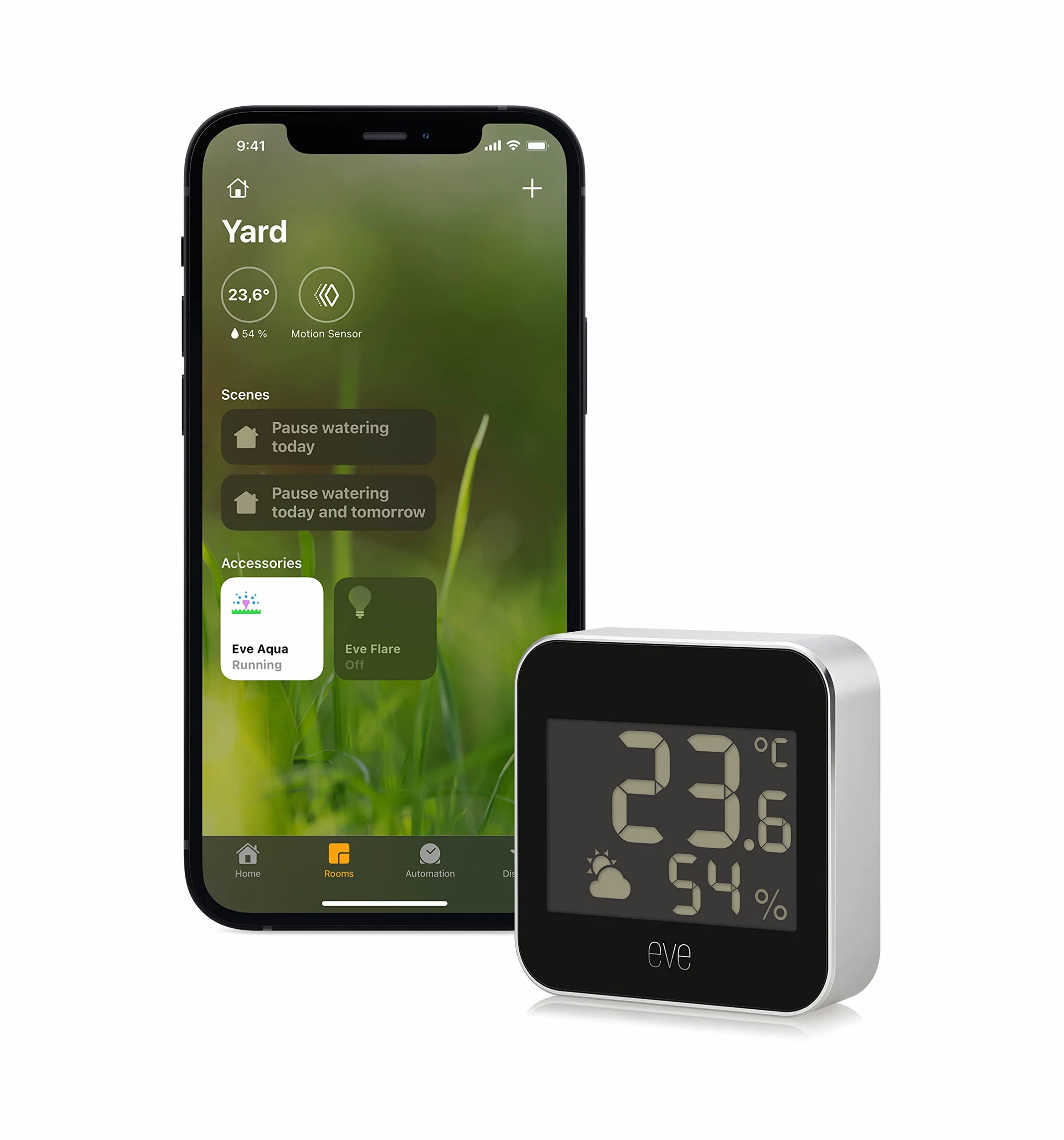 Eve Weather Connected Weather Station z Apple HomeKit, temperatura, wilgotność, ciśnienie, IPX4, Bluetooth, Thread