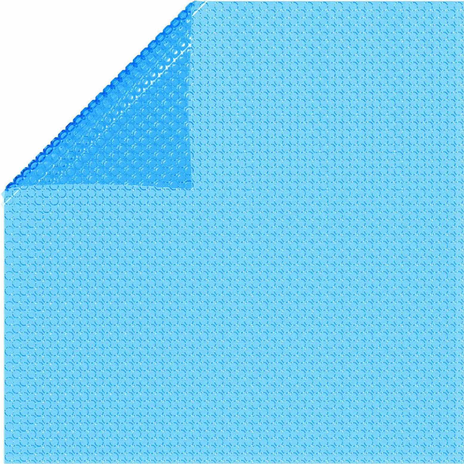 Prostokątny pokrowiec na basen 500 x 300 cm, PE, niebieski, pokrowiec na basen, łatwy w montażu, odporny na kurz, deszcz, osłona basenu, rama do ogrodu