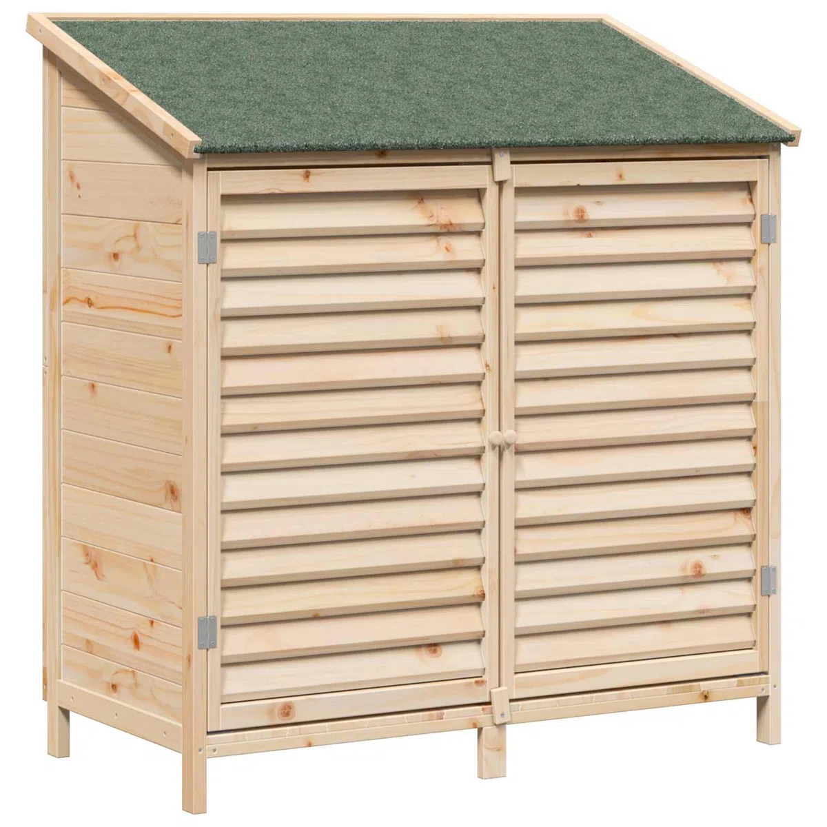vidaXL Shed ogrodowy naturalny 106 x 56 x 113,5 cm Drewno Świerkowe