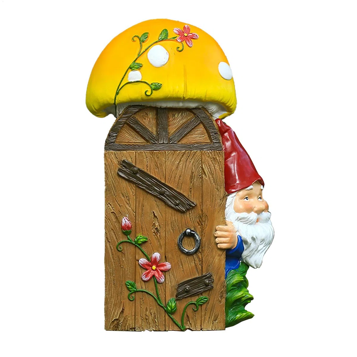 Dekoracje krasnali do domu | rze?by ogrodowe pos?gi uroczy krasnal dekoracja drzewa, miniaturowe figurki kompaktowe dekoracyjne ozdoby drzewa, ogrodzenia, okno | Estetyczne dekoracje do wyposażenia domu dekoracyjne ozdoby na tarasy dziedzińce