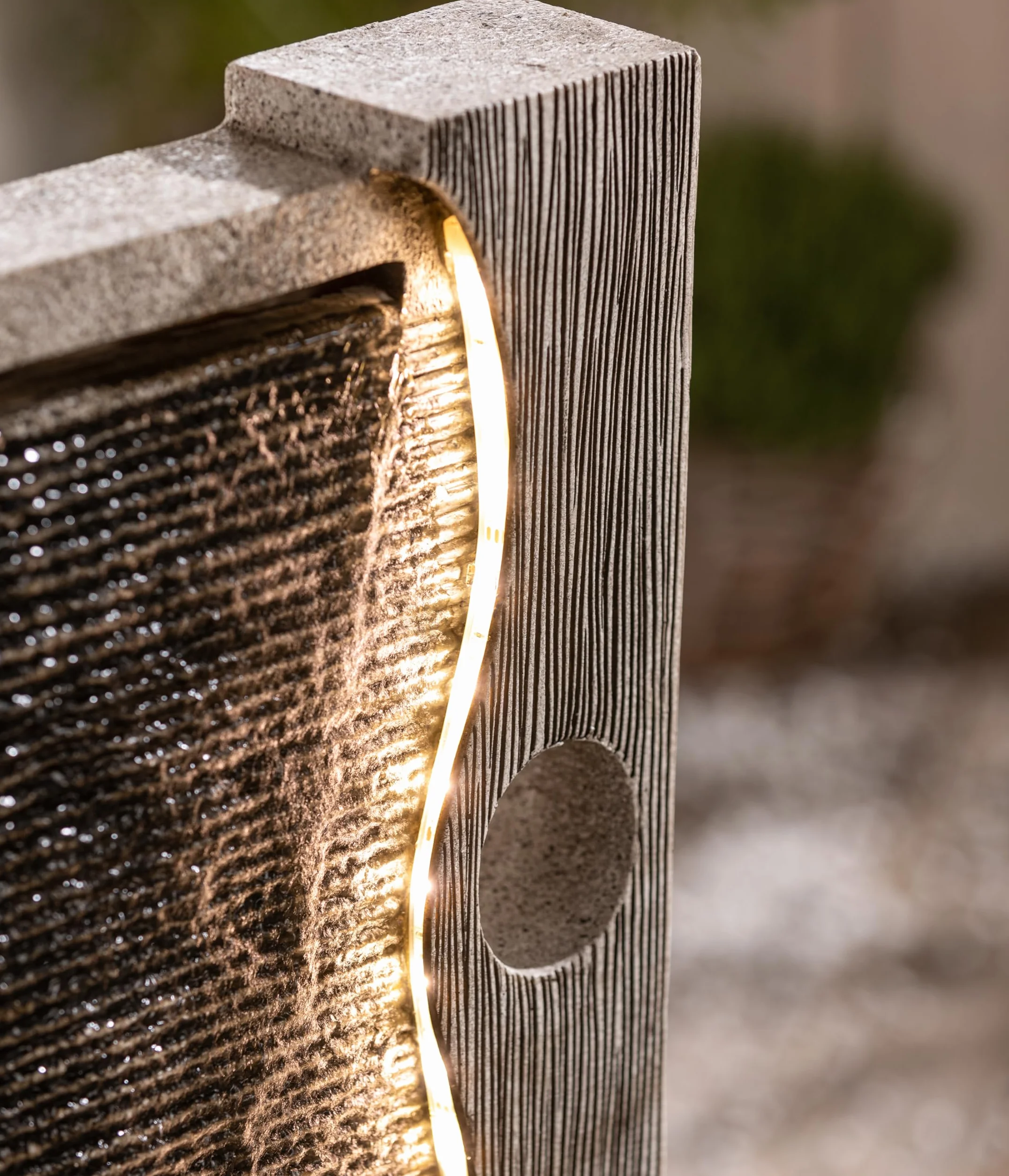 Dehner Eclipse Fontanna Ogrodowa, Wielokolorowy, 100 x 40 x 19,8 cm