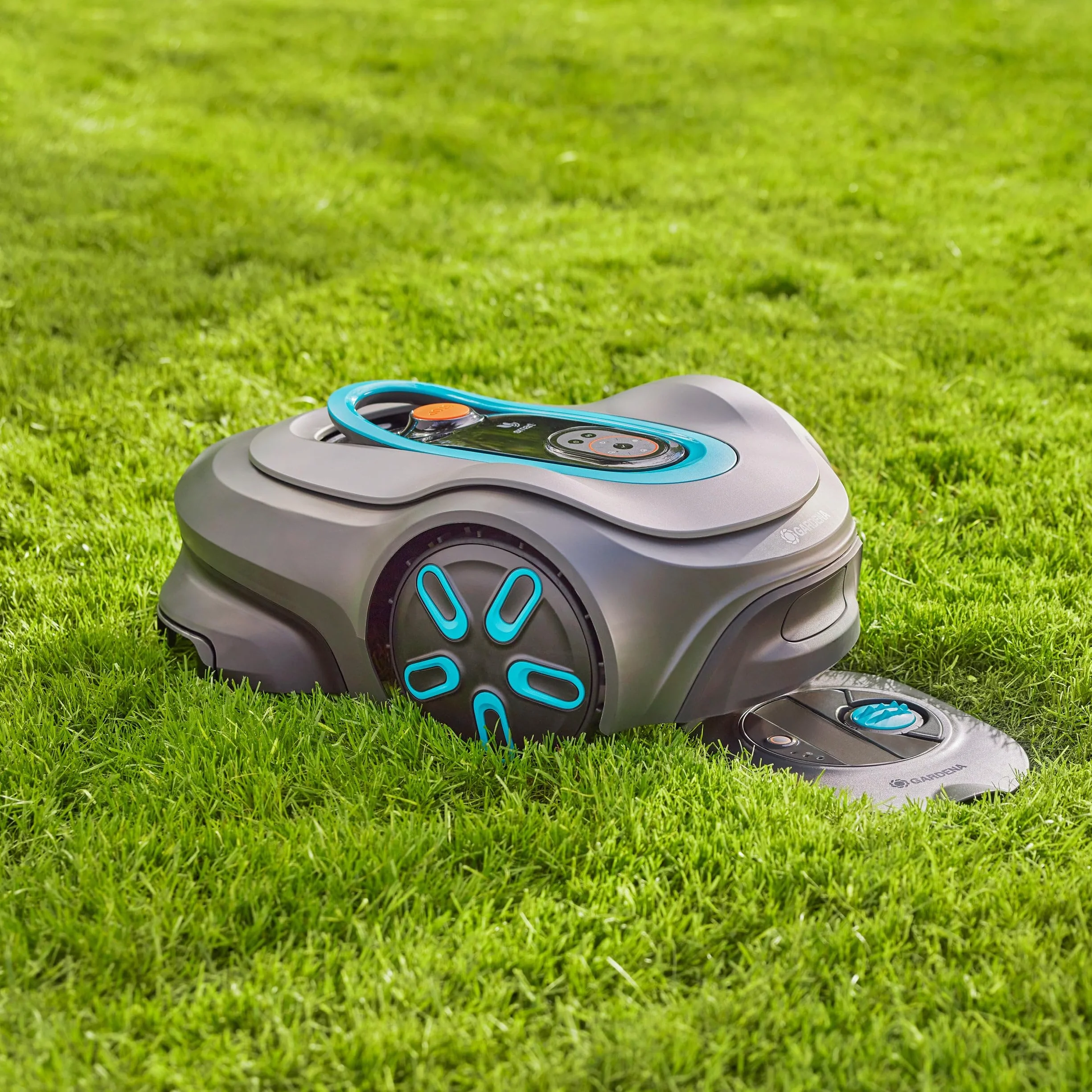 Gardena System nawadniania rurociągowego AquaPrecise, oszczędzający wodę, precyzyjne nawadnianie trawników o powierzchni do 320 m², sterowanie Bluetooth, łatwa instalacja (16001-20)
