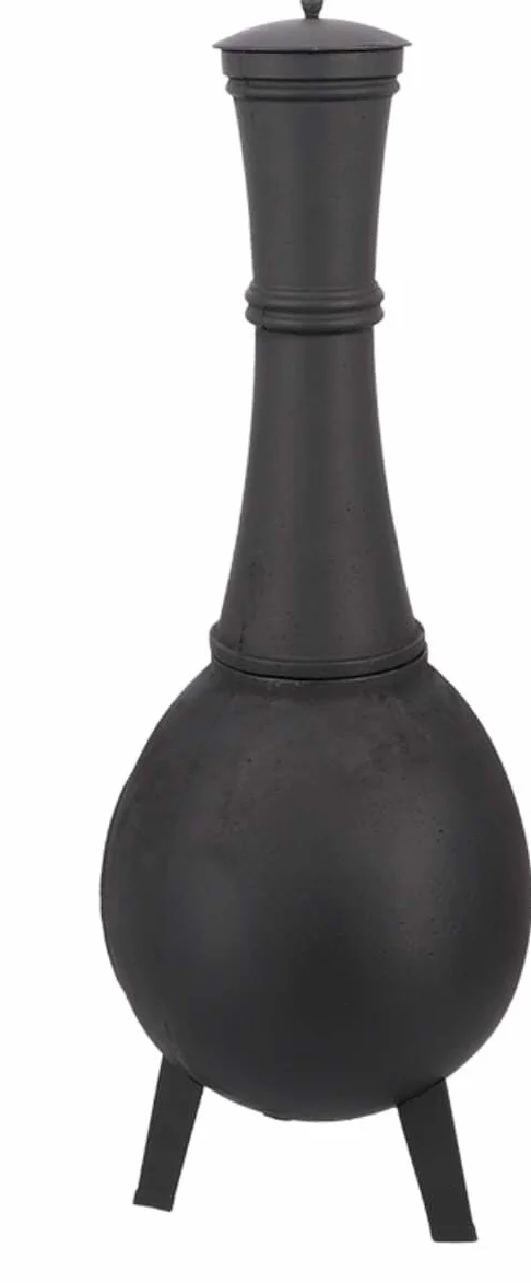 Esschert Design FF2 piec tarasowy M, czarny, 44 x 44 x 120,5 cm