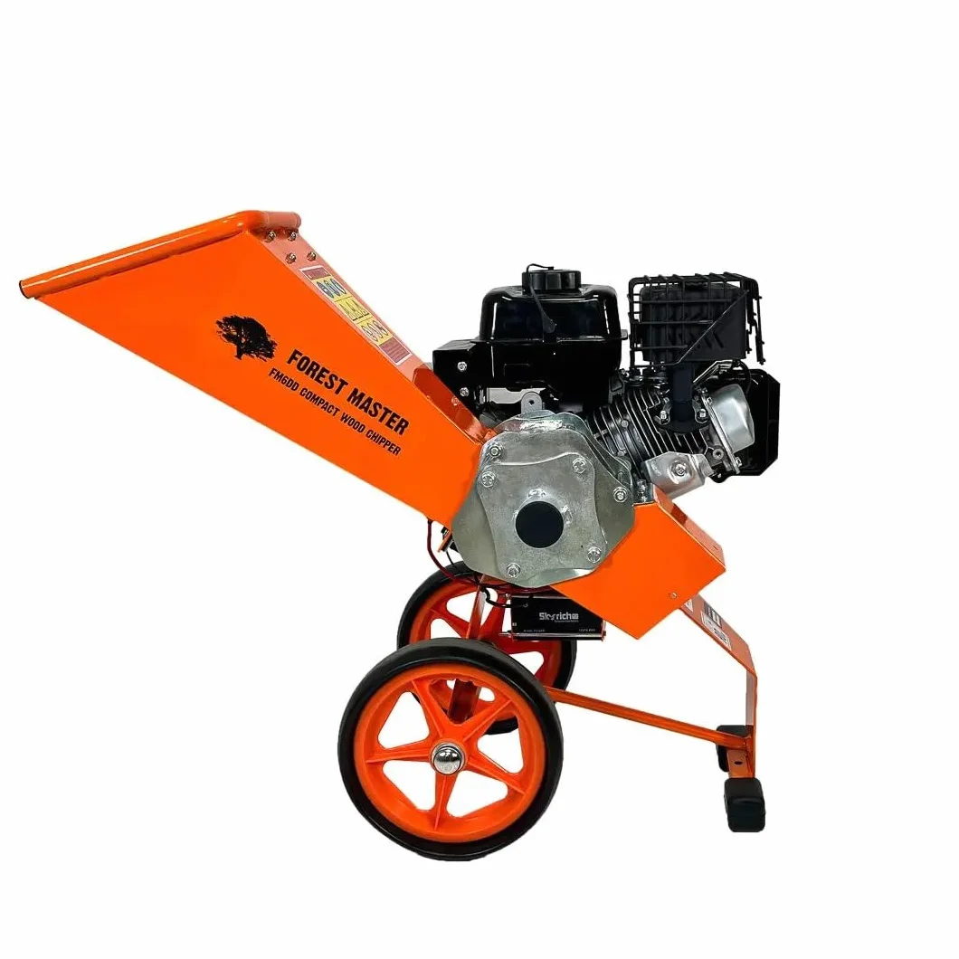 Forest Master FM6DDES-MUL 6HP Benzynowy rębak do drewna i niszczarka ogrodowa z rozrusznikiem elektrycznym