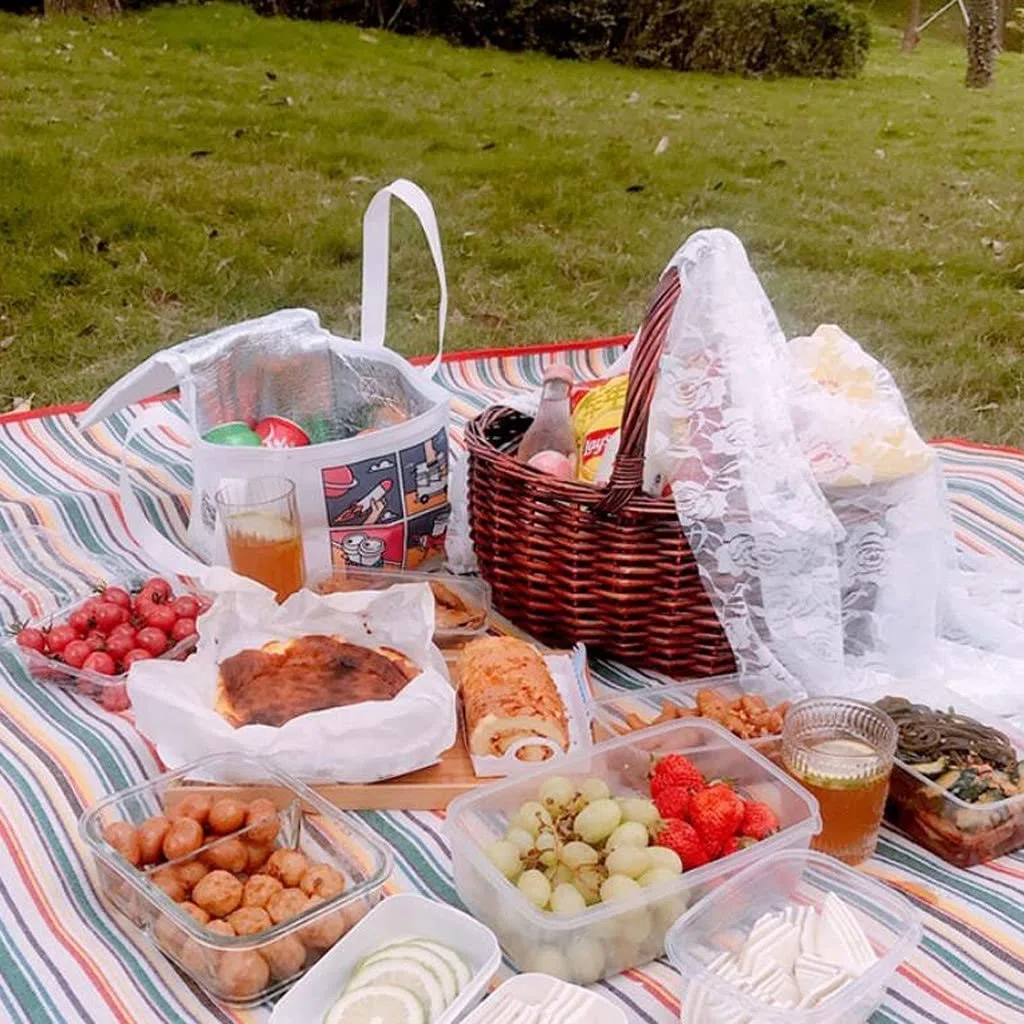 Koc Piknikowy Mata Piknikowa Piknikowy Koc Plażowy Na Zewnątrz Zewnętrzny Wodoodporny Zagęścić Przenośna Mata Piknikowa Odpowiednia Do Podróży Koc Plażowy Do Parku(B,190 * 200CM)