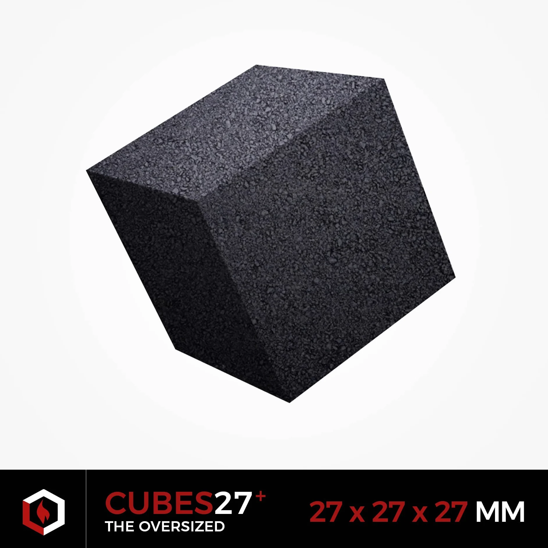 BLACKCOCO's Węgiel do sziszy 20 kg – węgiel kokosowy premium do sziszy i grilla – węgiel kokosowy o długim czasie palenia – bez dodatków – CUBES27+