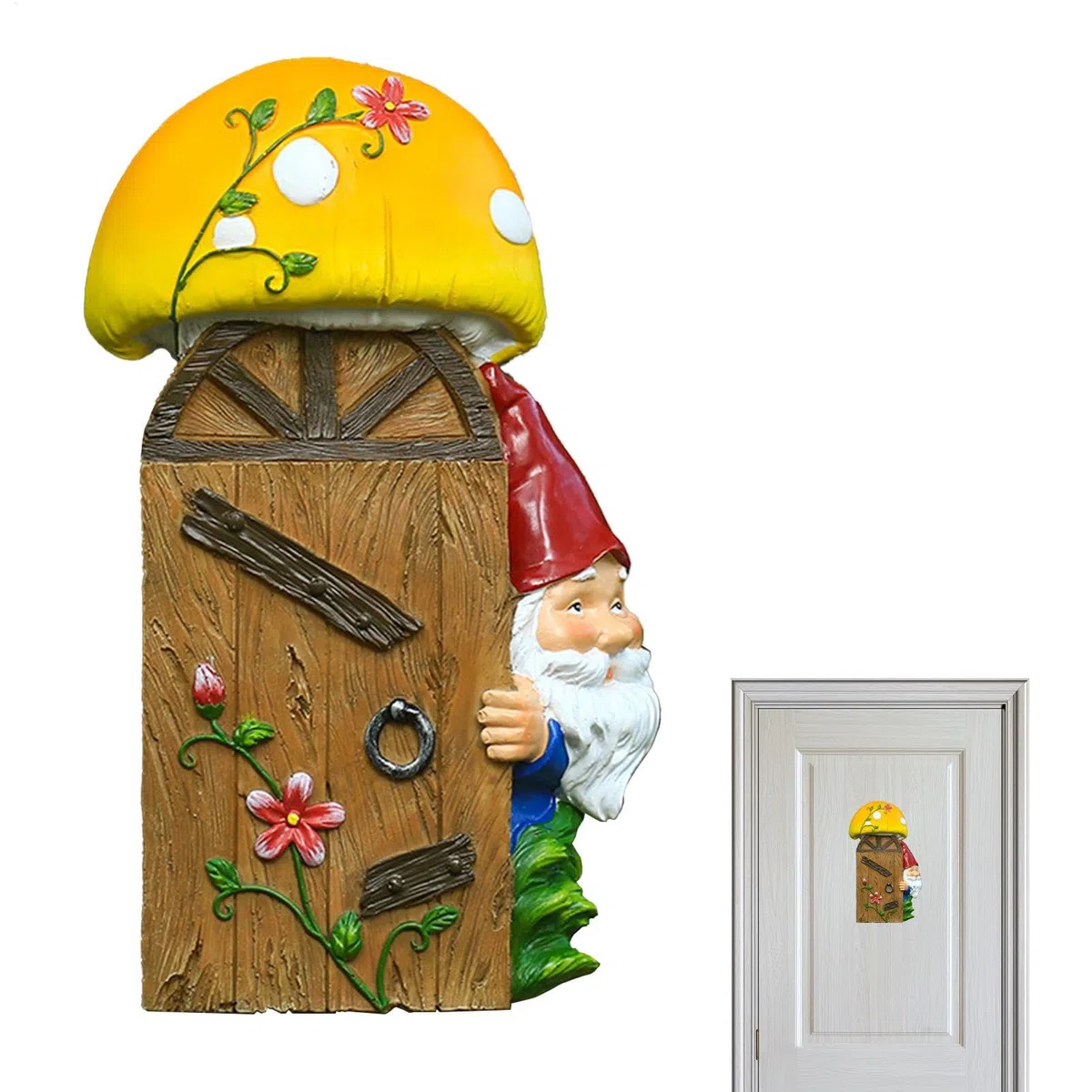 Gnomy ogrodowe na zewnątrz, dekoracje gnomów do domu Rzeźby ogrodowe posąg | Estetyczne dekoracje do wyposażenia domu dekoracyjne ozdoby na tarasy dziedzińce
