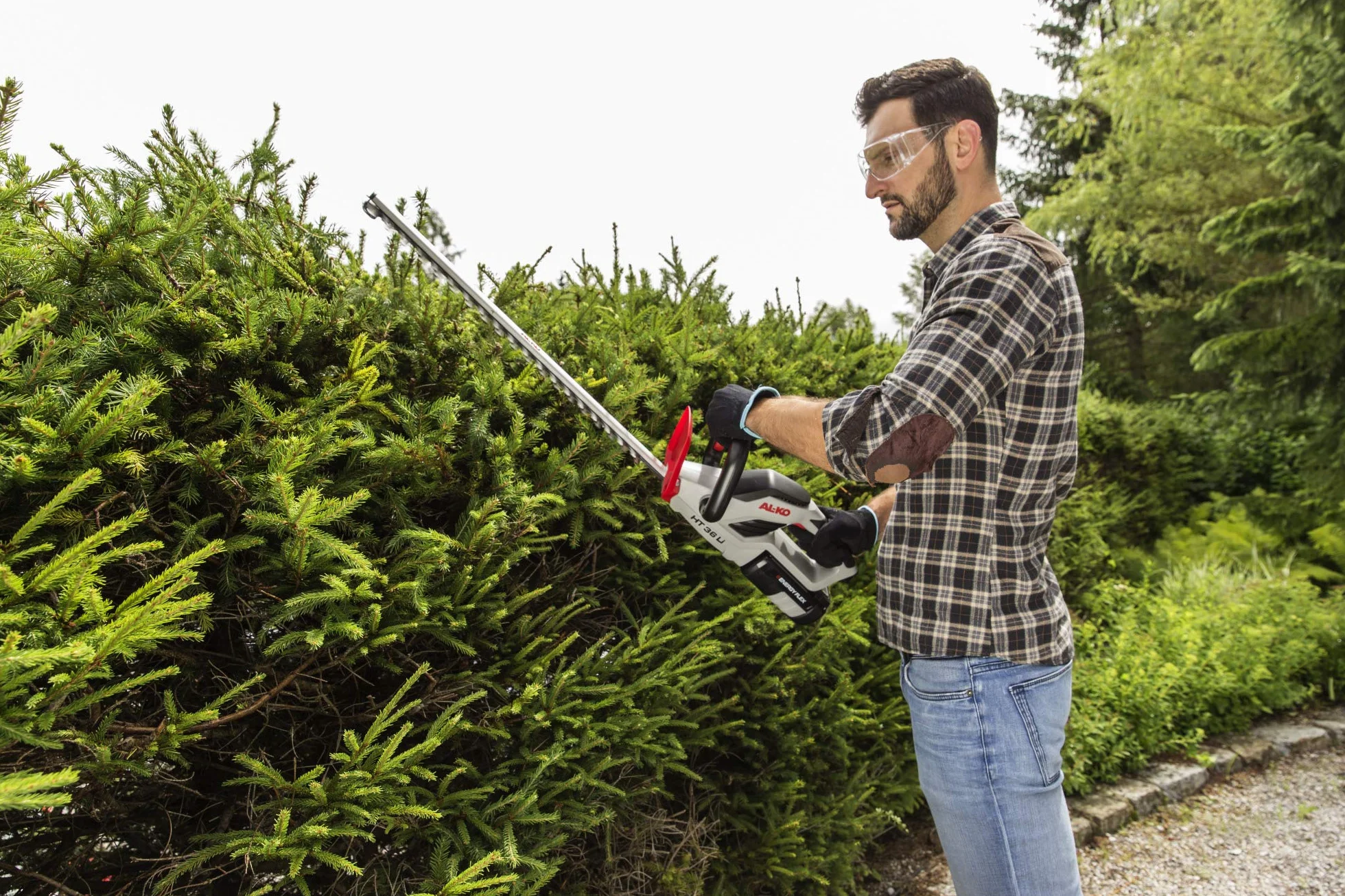 Energy Flex HT 4055 Akumulatorowy trymer do żywopłotu, ostrze 55 cm