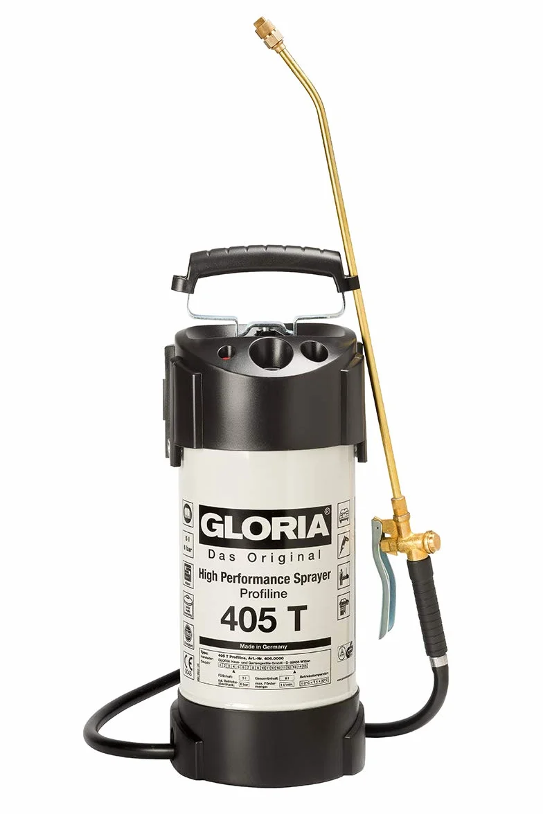 Gloria 405 T Profi stalowy opryskiwacz 6 barów 5 l olejoodporny