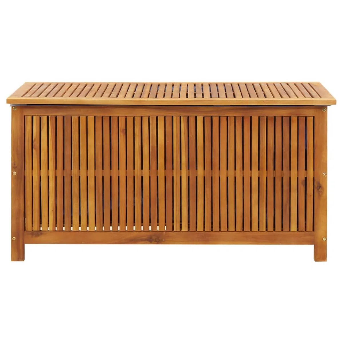 ShGaxin Schowek ogrodowy, zewnętrzna Arcon, Baul Garden Storage, ogrodowa skrzynia, skrzynia ogrodowa, lite drewno akacjowe 113 x 50 x 58 cm