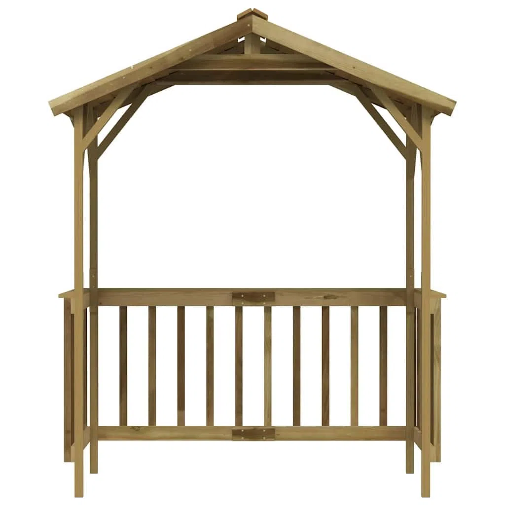 Pawilon grillowy, drewno sosnowe, impregnowane, 163,5 x 93 x 210 cm, odporny na warunki atmosferyczne, wodoszczelny, szopa ogrodowa, szopa na narzędzia, miejsce do przechowywania na balkon