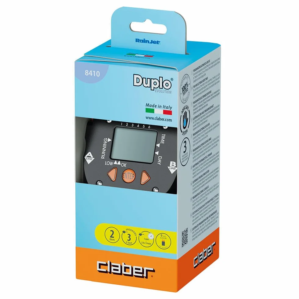 Claber programator aquadue duplo