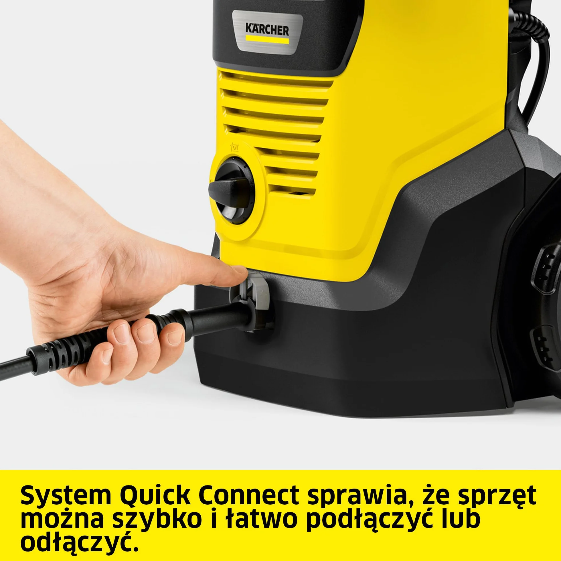 Kärcher myjka ciśnieniowa K 5 FJ, ciśnienie: 145 bar, wydajność: 500 l/h, wydajność powierzchniowa: 40 m²/h, filtr wody, waga: 6,3 kg, pistolet, wąż, dysza rotacyjna, lanca Vario Power, dysza pianowa